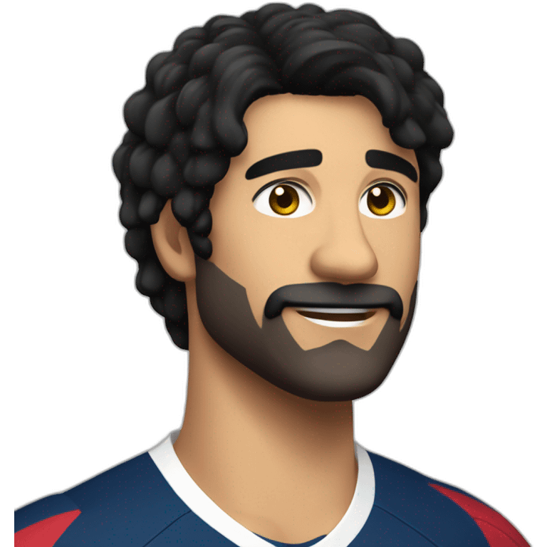 portuguese caucasian rugby player black hair with wine emoji