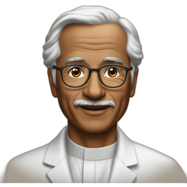 Abdulrazak Gurnah with nobel prize emoji