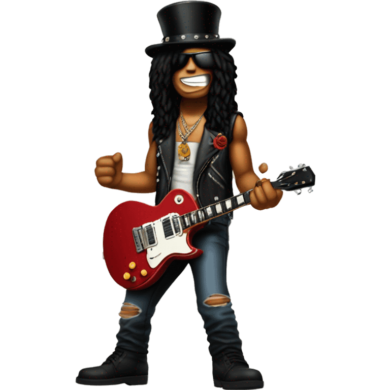 Slash from Guns'N'Roses surprised emoji