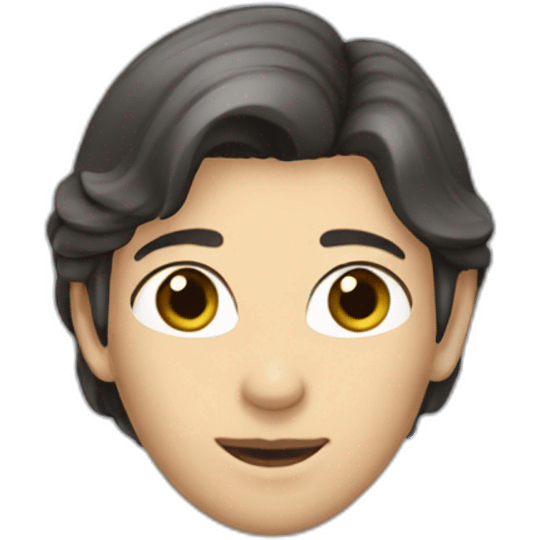 Arwen with bob haircut emoji