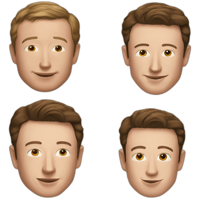 elon musk and mark zuckerberg emoji