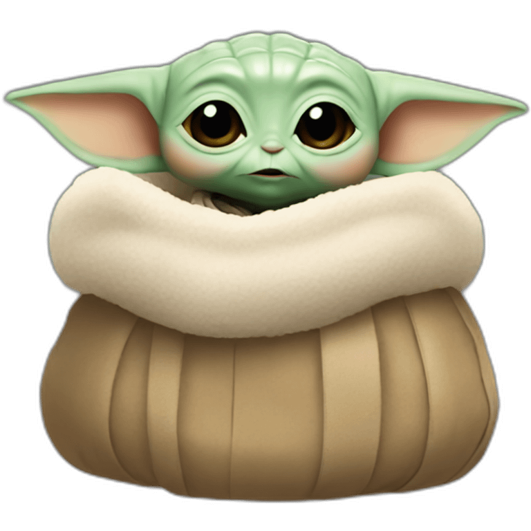 Baby Yoda Chritsmas emoji