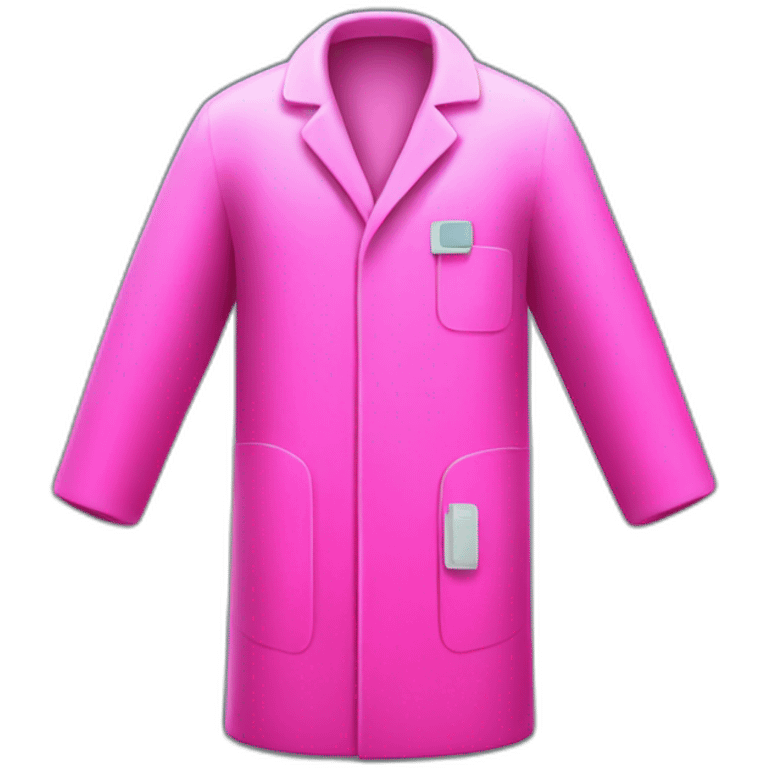 "laboratory coat" NEON PINK emoji