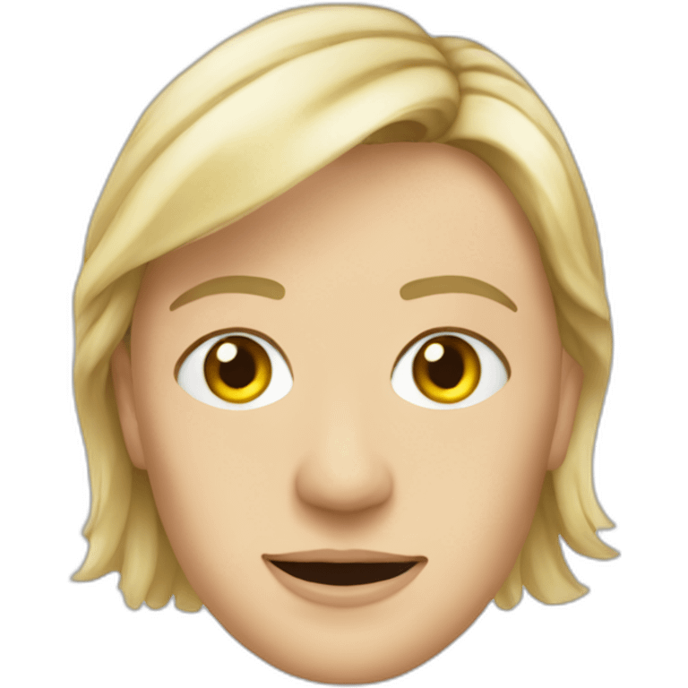 marine lepen avec un voile emoji