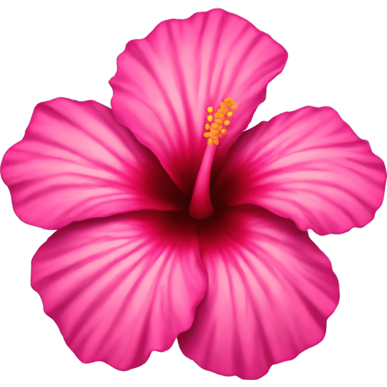 hibiscus flower pink emoji