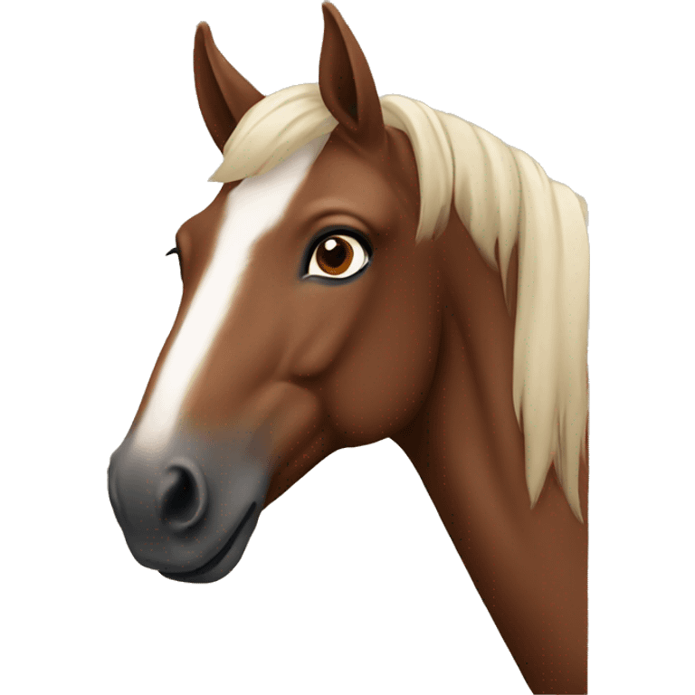 Brown horse emoji