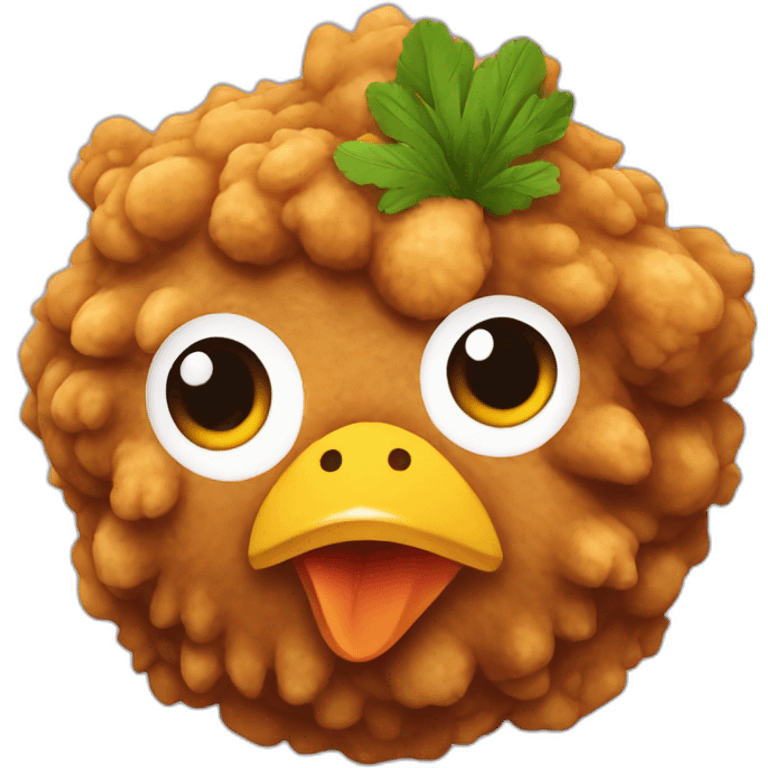 chicken karaage emoji