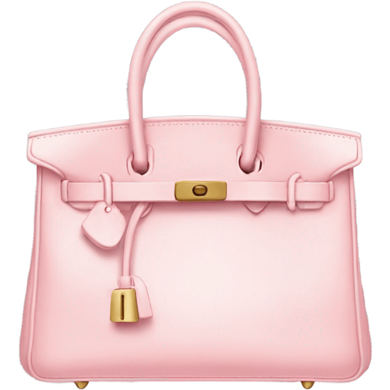 Light pink birkin bag  emoji