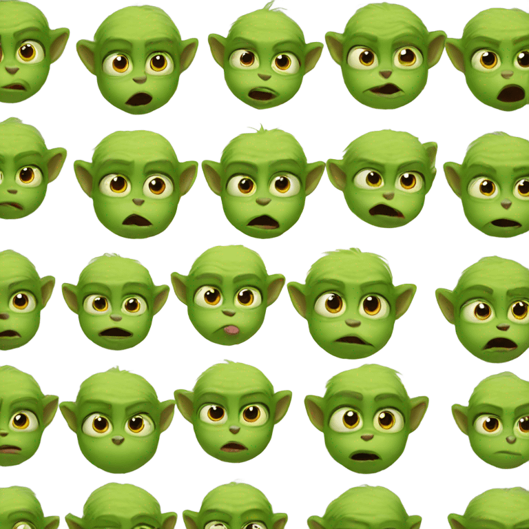 Baby grinch emoji