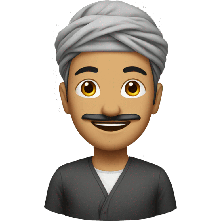 muslim with tilak emoji