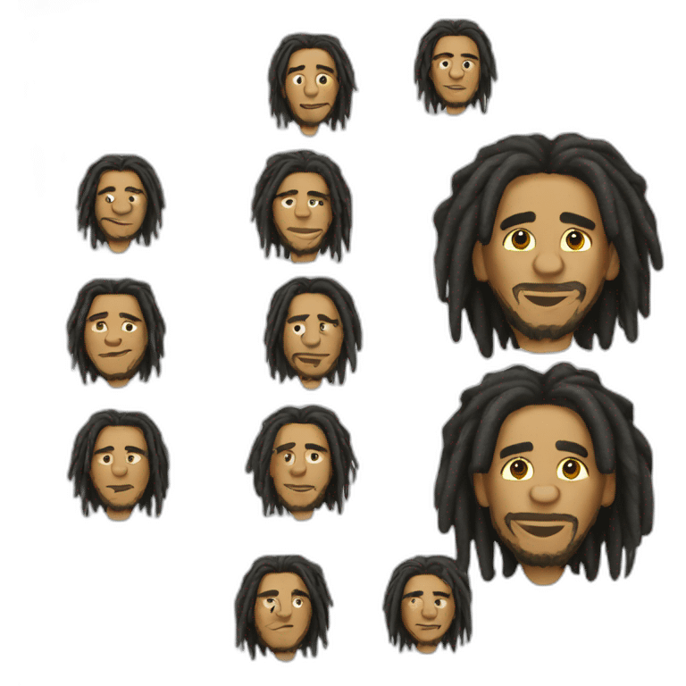 Bob Marley profil emoji