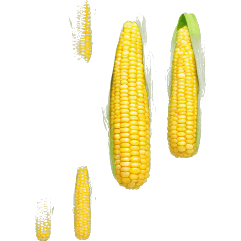 corn with one large teardrop emoji