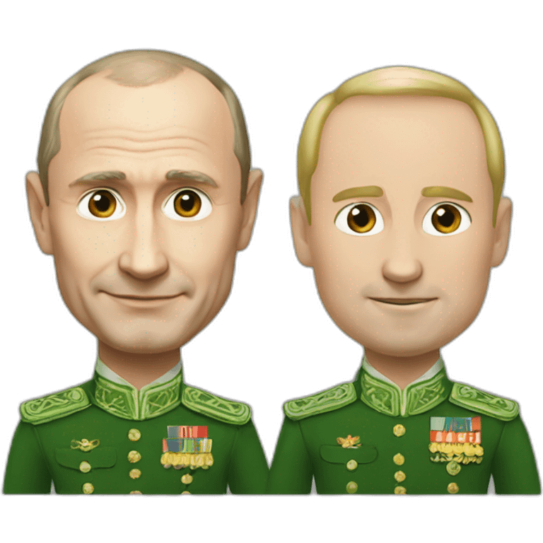 putin and zelenzky emoji