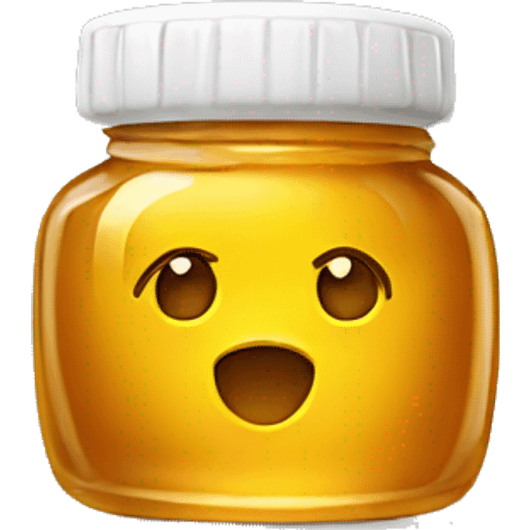 Honey on a tiny packet emoji