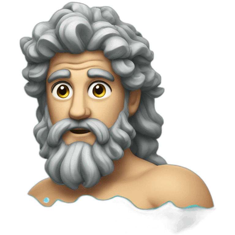 Poseidon god of the sea emoji