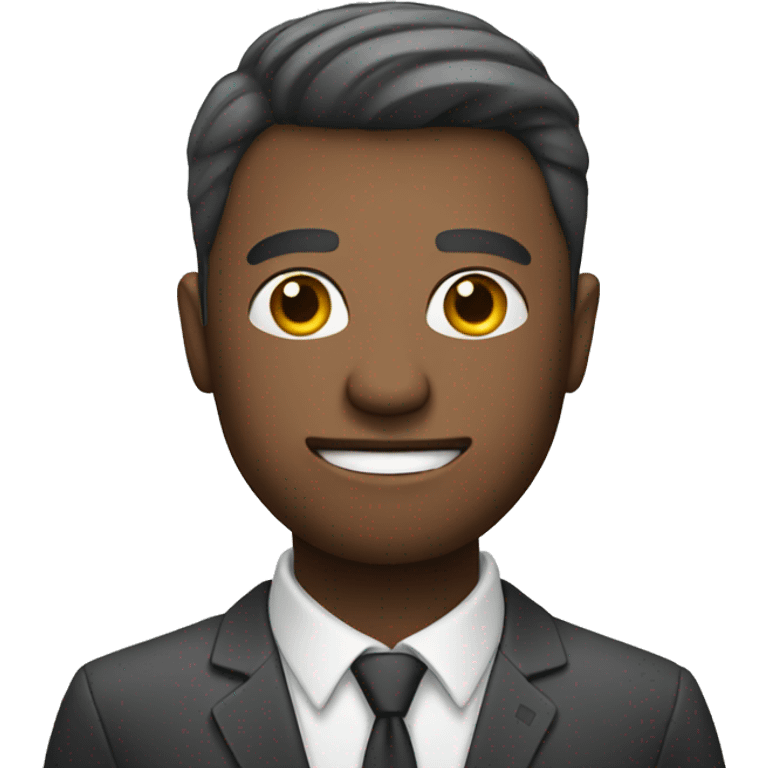 man with business card emoji