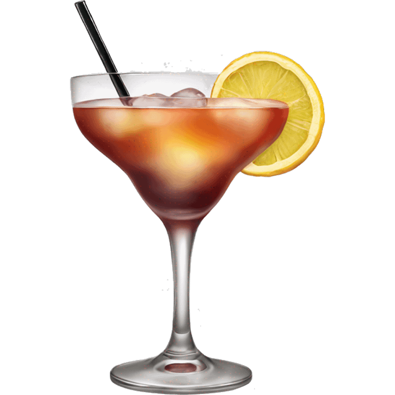 cocktail with luxe emoji