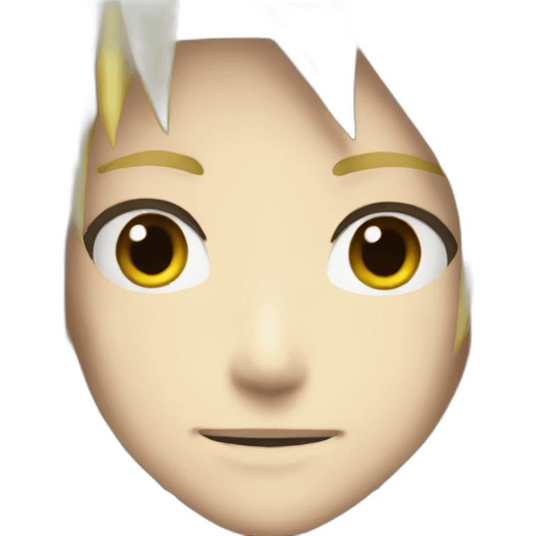 Naruto manga blond emoji