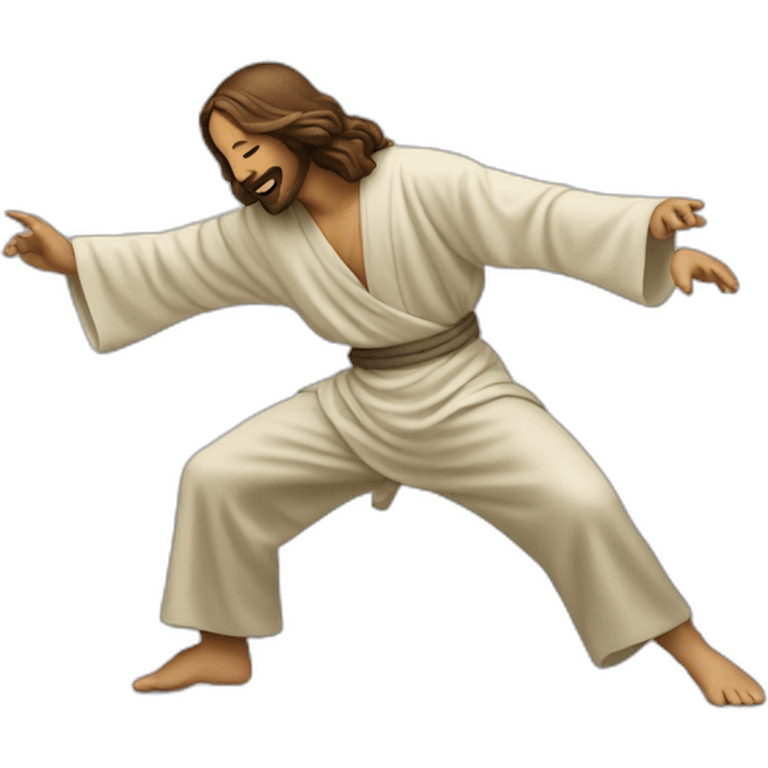 jesus breakdancing emoji