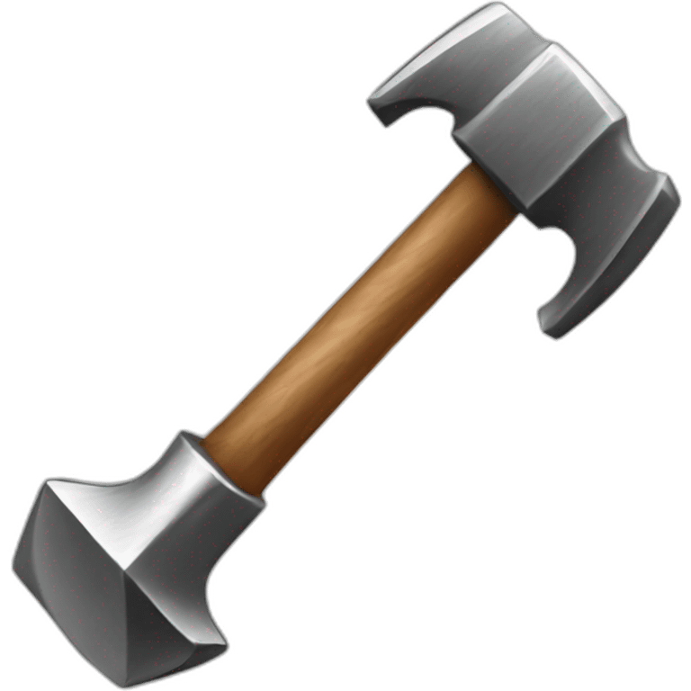 hammer with impact effect emoji