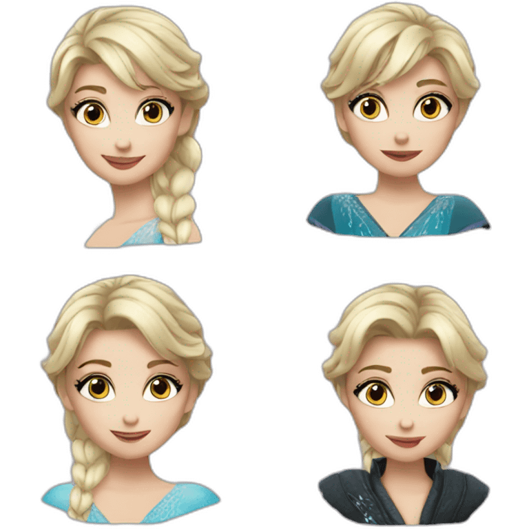 Elsa a pris de la d emoji