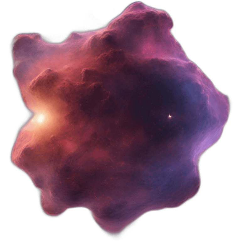 realistic big nebula in outer space emoji