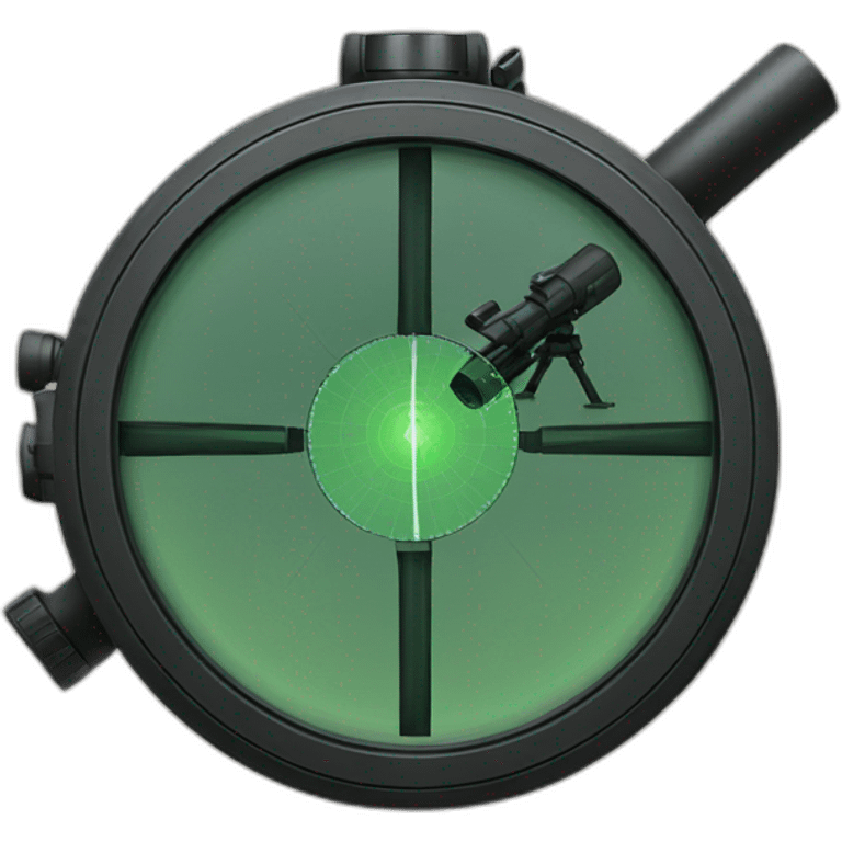 sniper's scope emoji