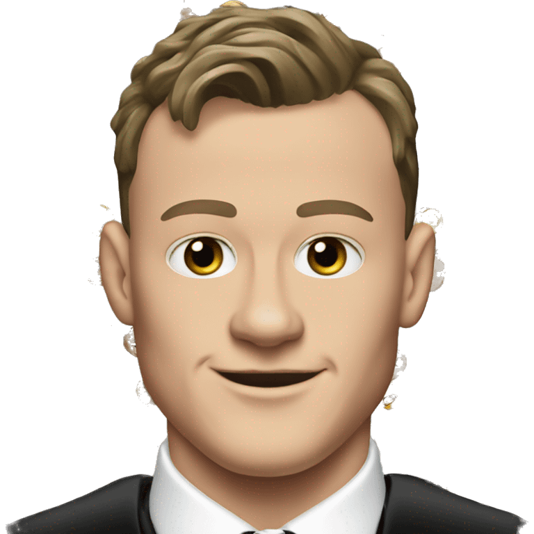 Jonathan Toews in black tuxedo emoji