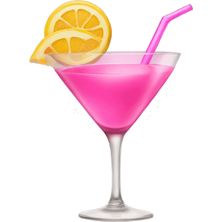 pink coctail emoji