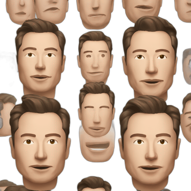 Head of Elon musk emoji