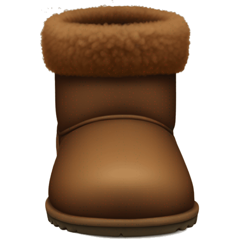 Brown fluffy uggs emoji