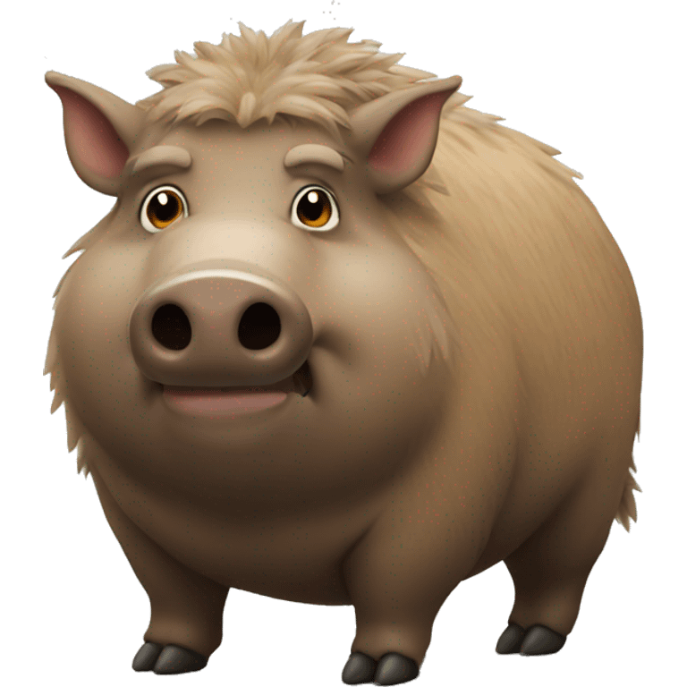 Fat boar emoji