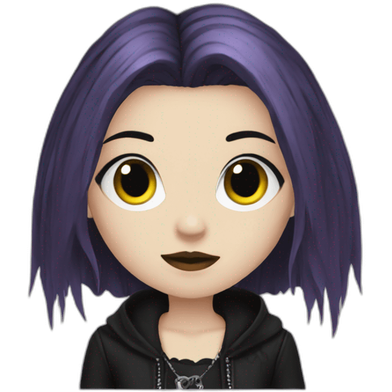 goth girl emoji