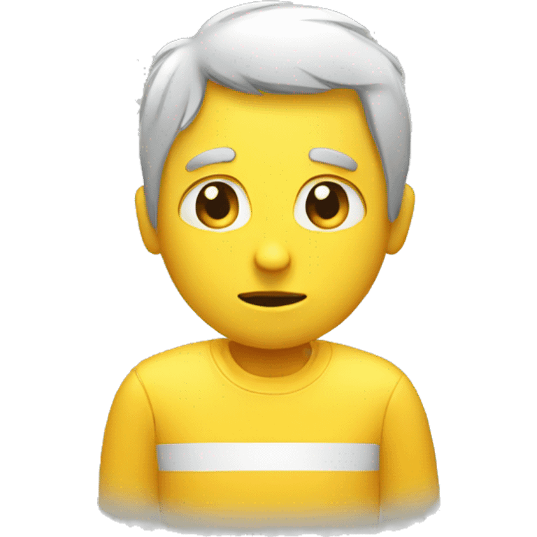 low energy person emoji