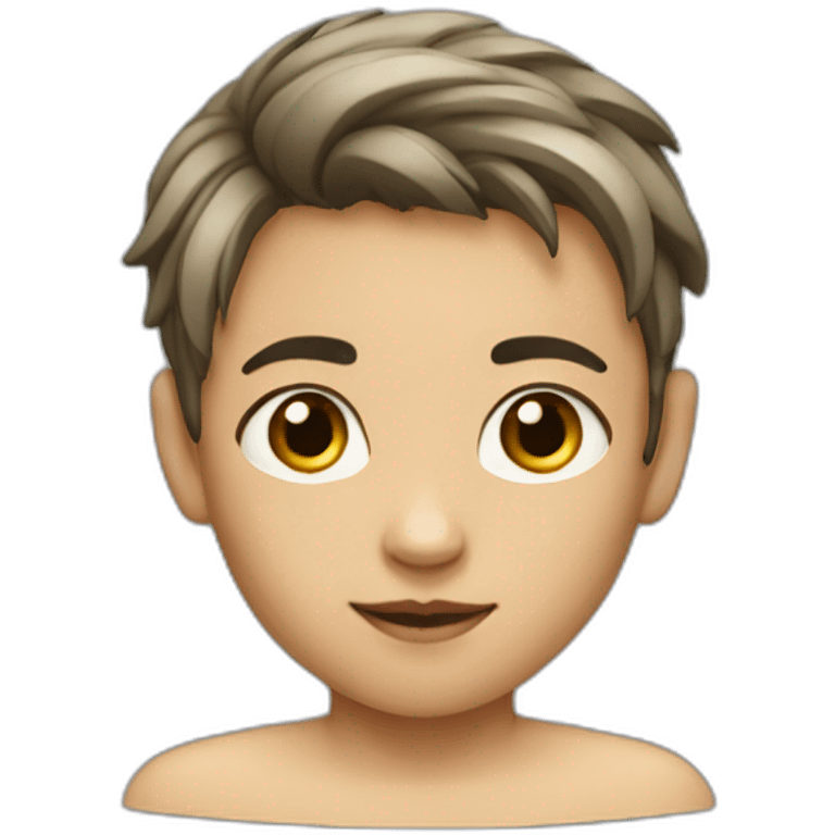 young genderless human emoji