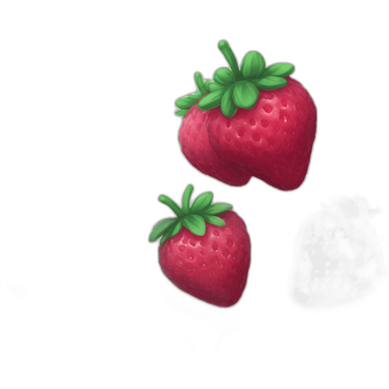 Fraise framboise myrtille  emoji