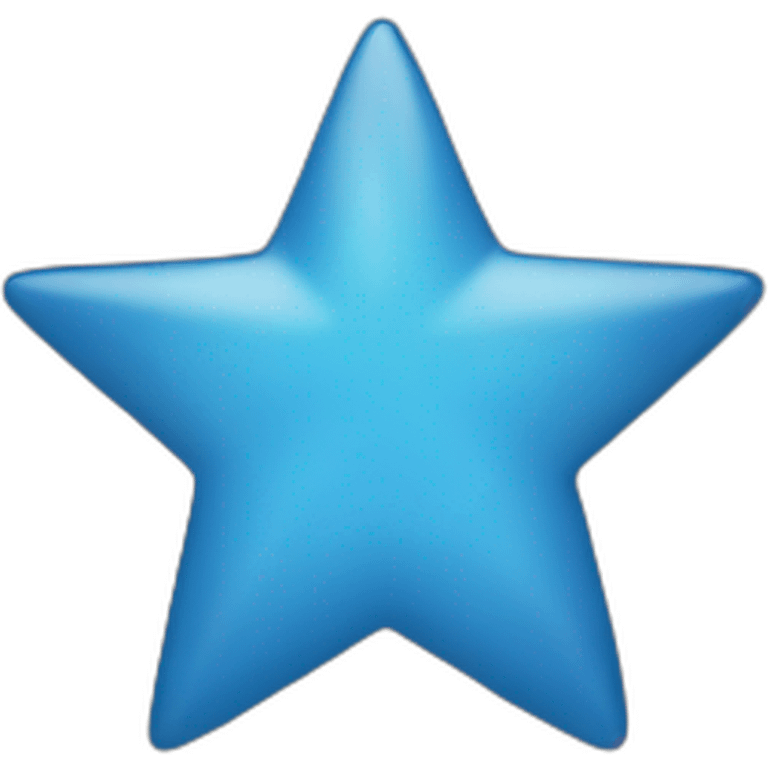 Blue star emoji