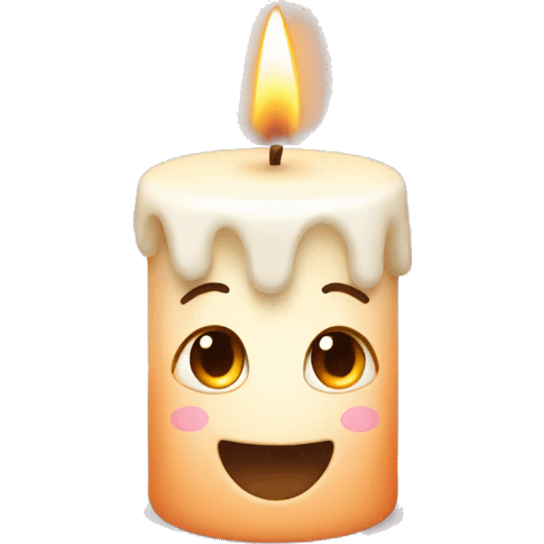 Cute candle  emoji