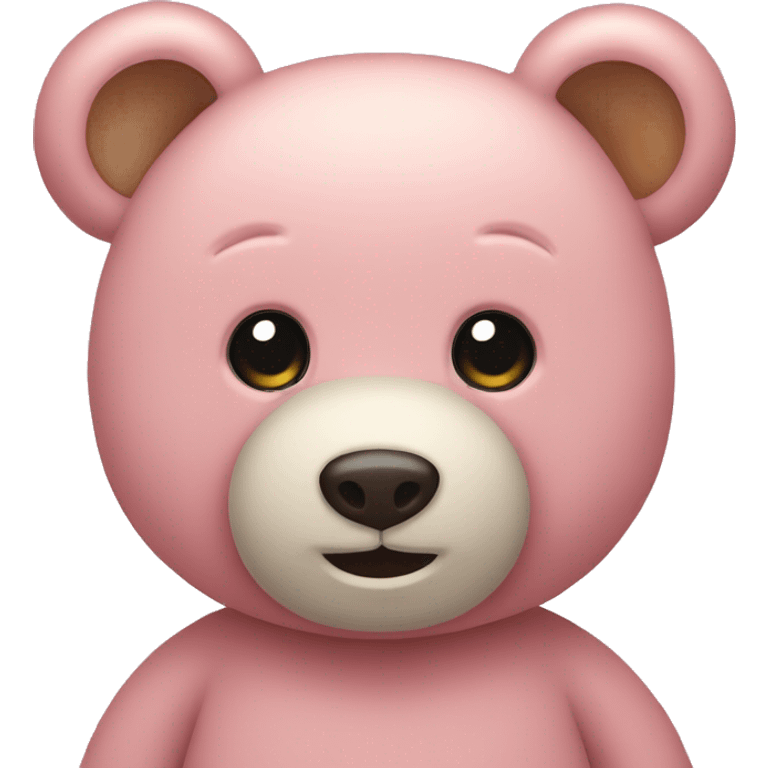 light pink teddy bear emoji