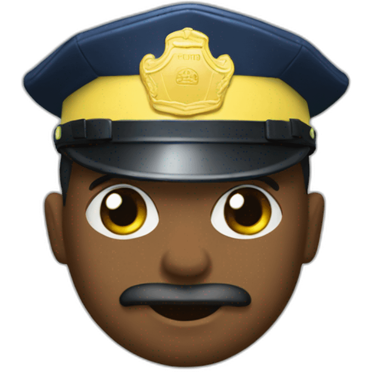 Bac de la police emoji