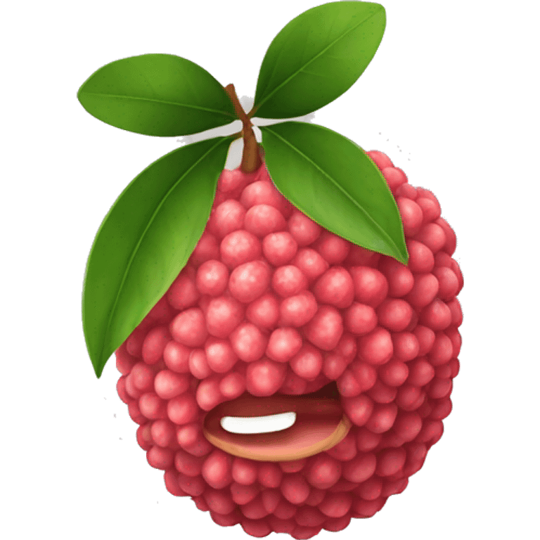 Lychee emoji