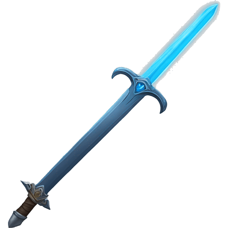 Jedi blue sword emoji