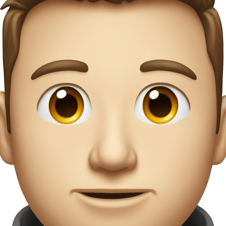 Elon Musk with GoGo face emoji