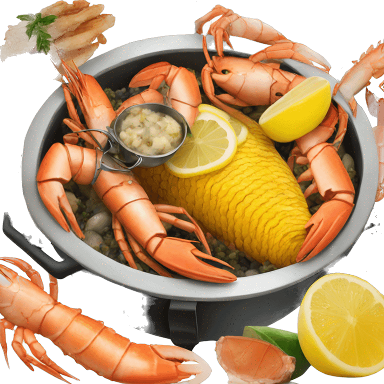 Seafood boil emoji