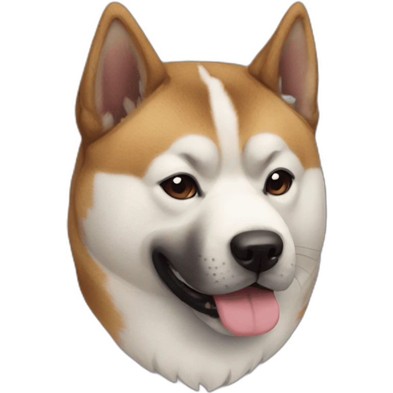 Akita inu brindle emoji