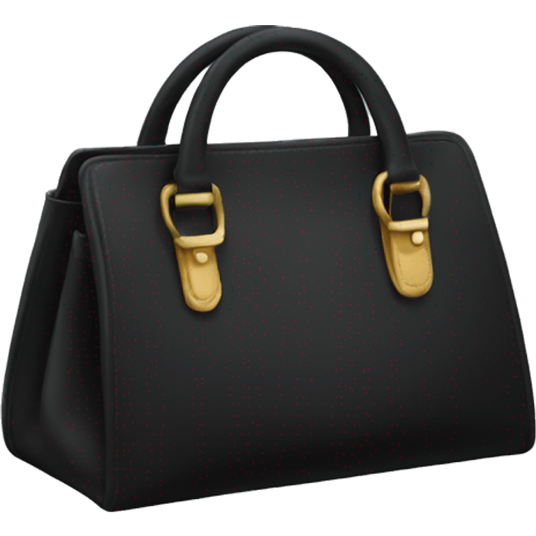 Black purse  emoji