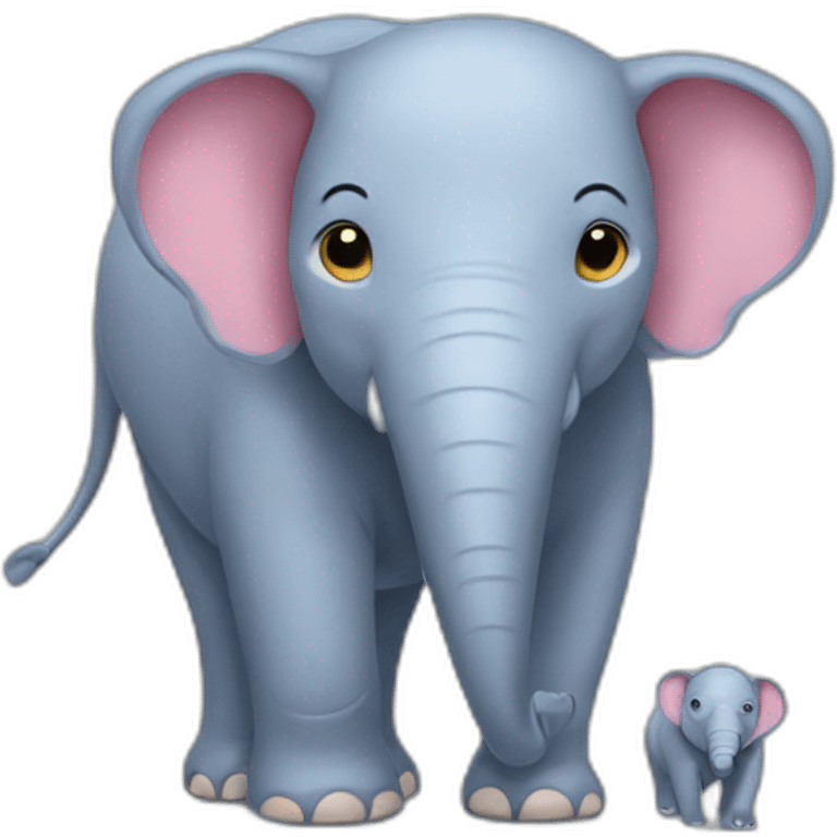 Elephant merged with hippo emoji