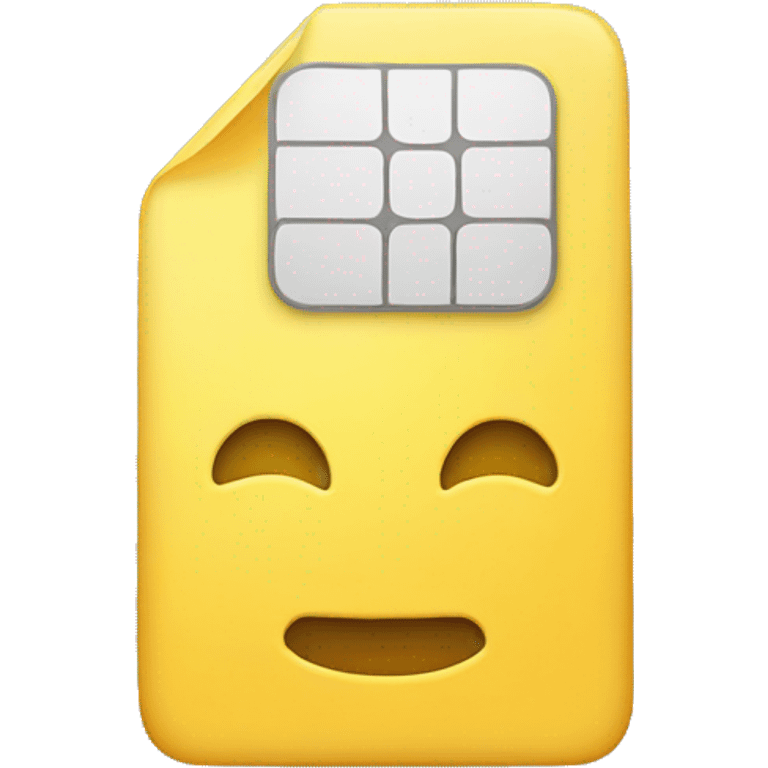 SIM card for phone emoji