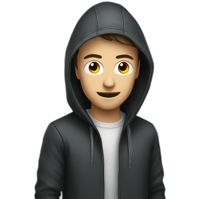 hacker with palastine emoji