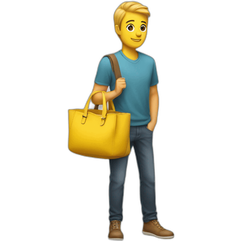 Yellow bag emoji